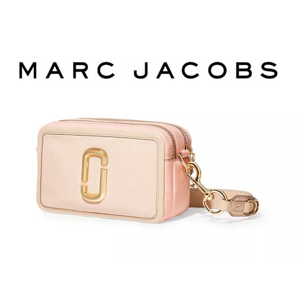 Marc Jacobs Leather Crossbody in Cute Pink